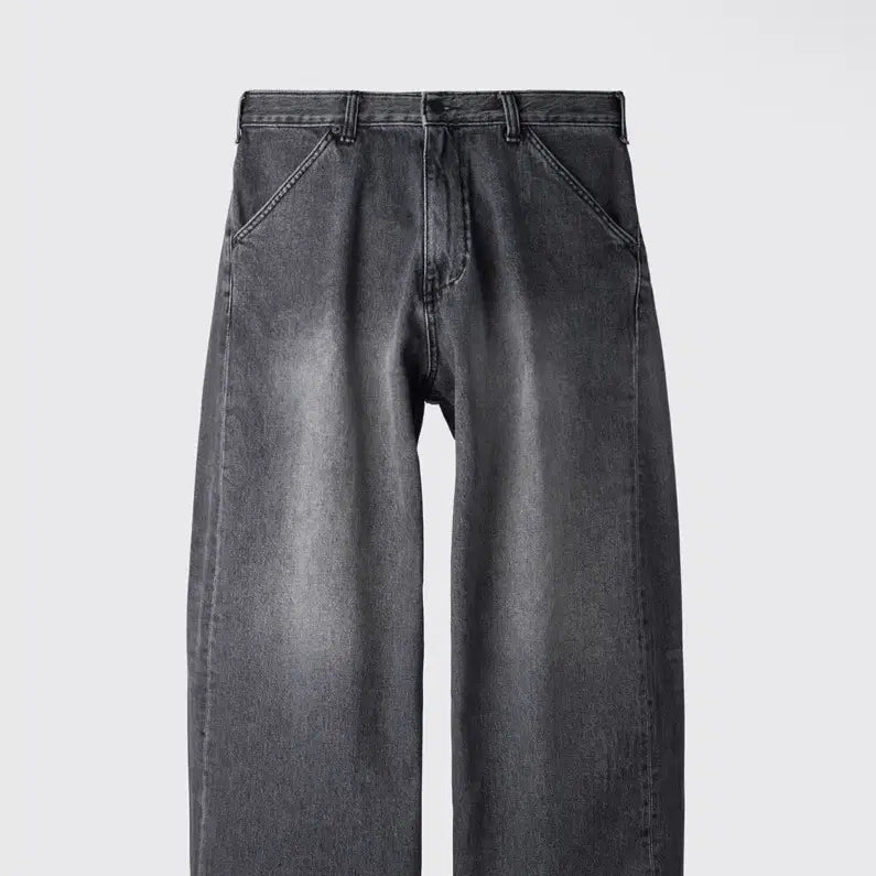 [BUNJANG] Hatching Room Wide Curve Jeans / 해칭룸 와이드 커브진