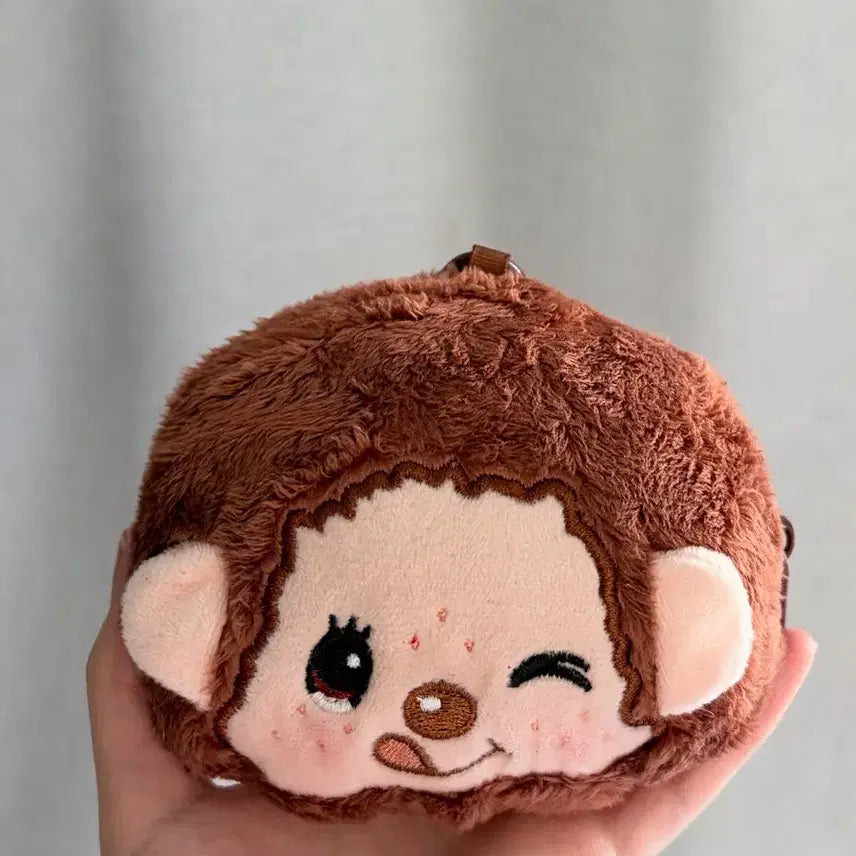 [BUNJANG] Monchhichi Collaboration Keychain Pouch / 몬치치 인형 키링 파우치