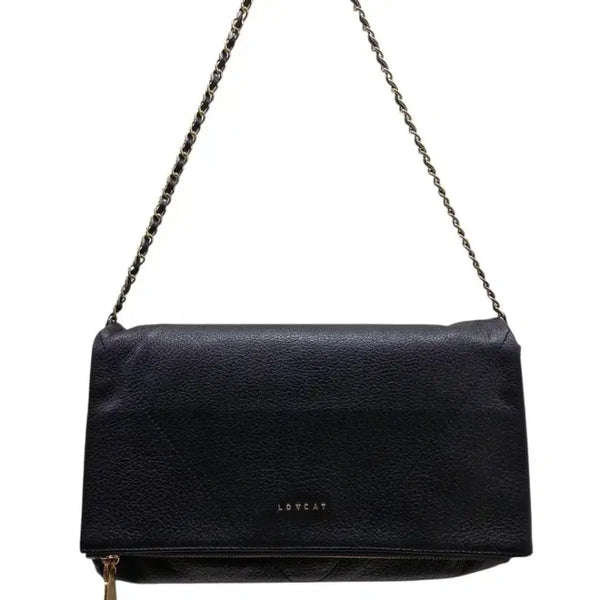 [BUNJANG] Lovecat Leather Shoulder Bag/Clutch Bag / 러브캣 숄더백 (택포)