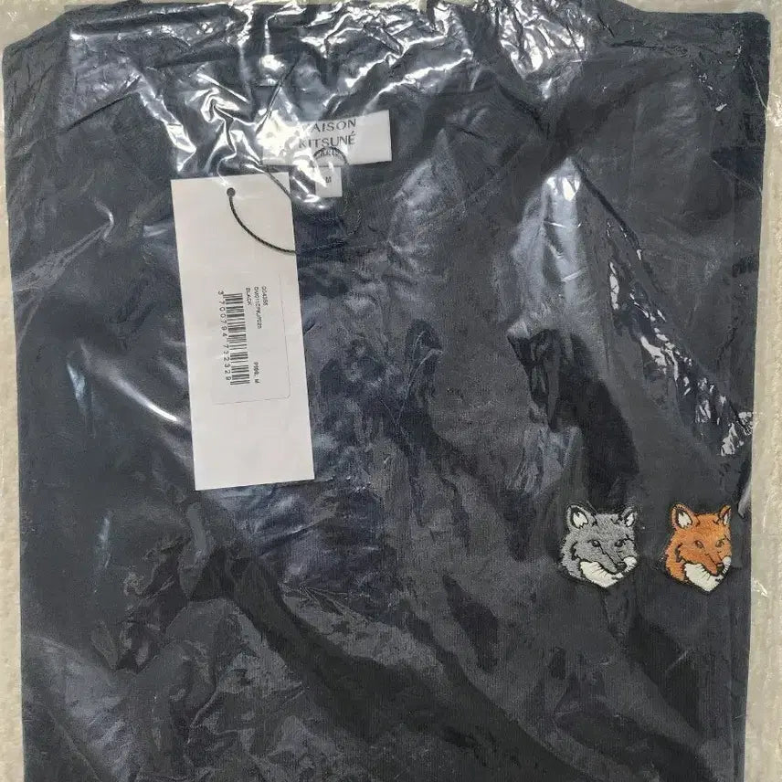 [BUNJANG] Maison Kitsuné 23SS Chillerz Badge T-Shirt Black / 메종 키츠네 반팔티 23SS 칠러리 뱃지 블랙