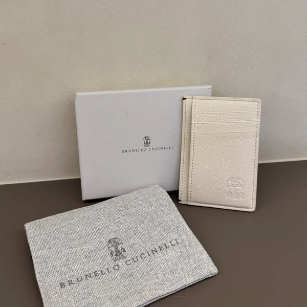 [BUNJANG] Brunello Cucinelli 26S/S Grain Leather Choke Card Holder / 26S/S 브루넬로쿠치넬리 그레인 레더 초크 카드지갑
