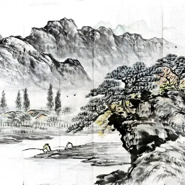 [BUNJANG] Seong In-ho 'Soheon' Traditional Ink Landscape Painting (Master of Southern Korean Style) / [국전 작가] 소헌 성인호 화백 진품 산수화 (남농 허건 사사)