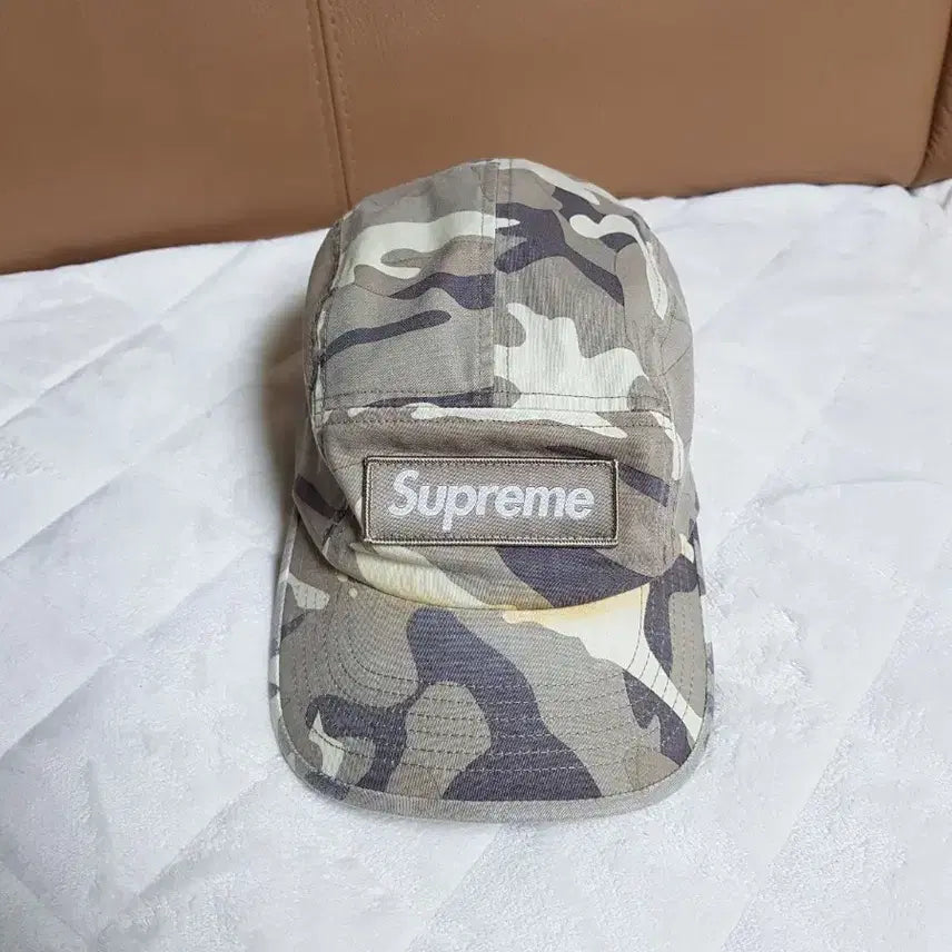 [BUNJANG] Supreme Military Camp Cap Stone Camo 23SS / 슈프림 밀리터리 캠프캡 모자 볼캡 스톤 카모 23SS