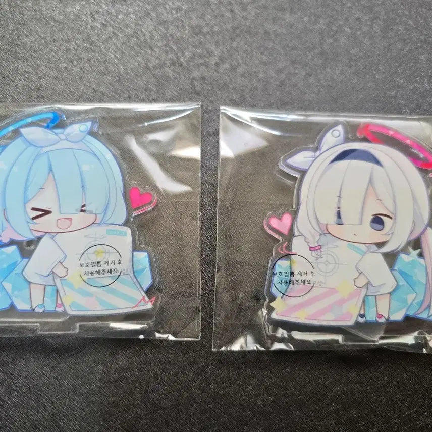 [BUNJANG] Blue Archive 2.5 Anniversary Arona & Prana Acrylic Stand / 블루아카이브 2.5주년 비공 굿즈 아로나, 프라나 아크릴스탠드