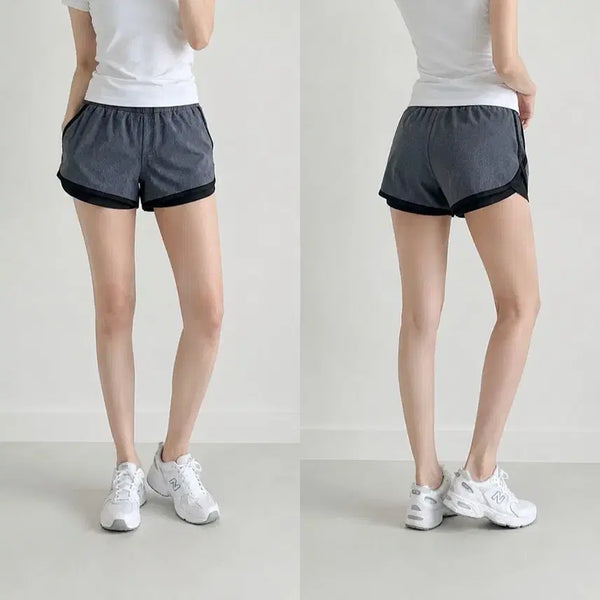 [BUNJANG] New Balance Women's 27 Functional Double Layer Shorts / [27]뉴발란스 기능성 2중 반바지
