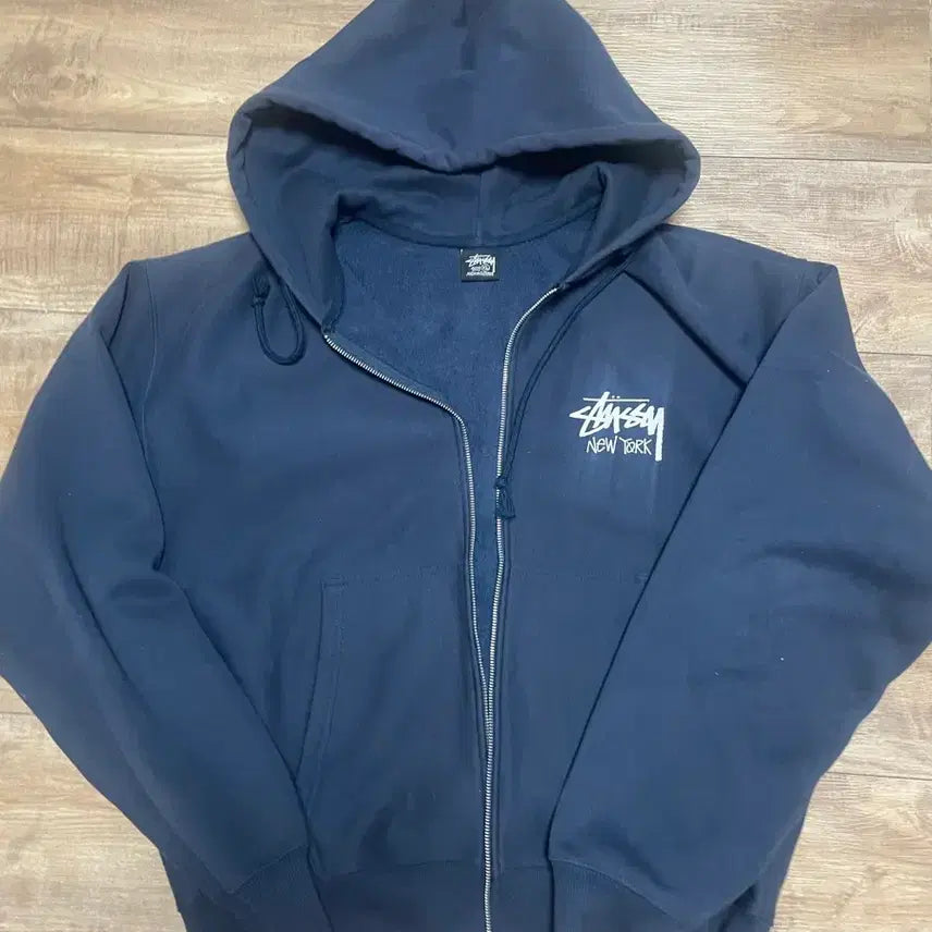 [BUNJANG] Stussy New York Hoodie Navy XL / 스투시 뉴욕 네이비 XL