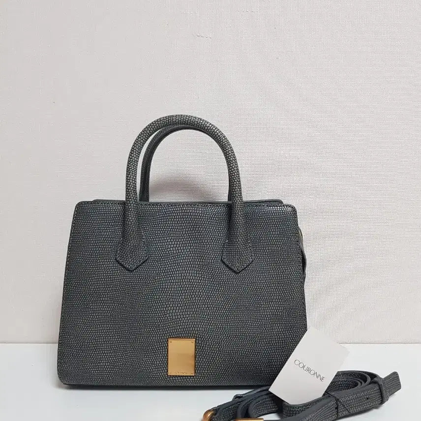 [BUNJANG] Couronne Leather Crossbody & Tote Bag / 쿠론 크로스 겸 토드백 ㅡ 실착 5회미만