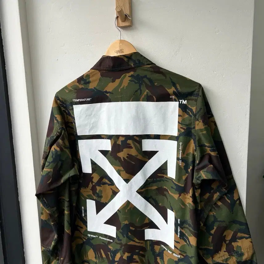 [BUNJANG] Off-White Camouflage Arrows Field Jacket / 17221 - 오프화이트 카모플라주 에로우 필드 자켓