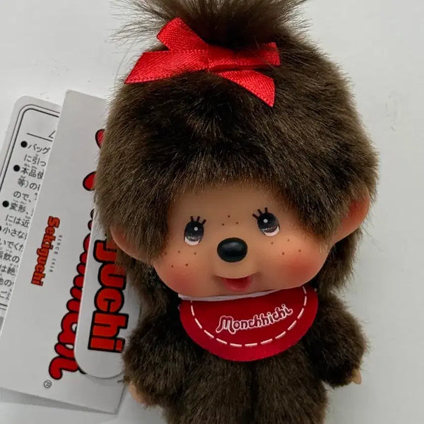 [BUNJANG] Monchhichi Big Head Keyring Doll / 새상품 몬치치 키링 인형 왕 대두 빅헤드 몬치치짱