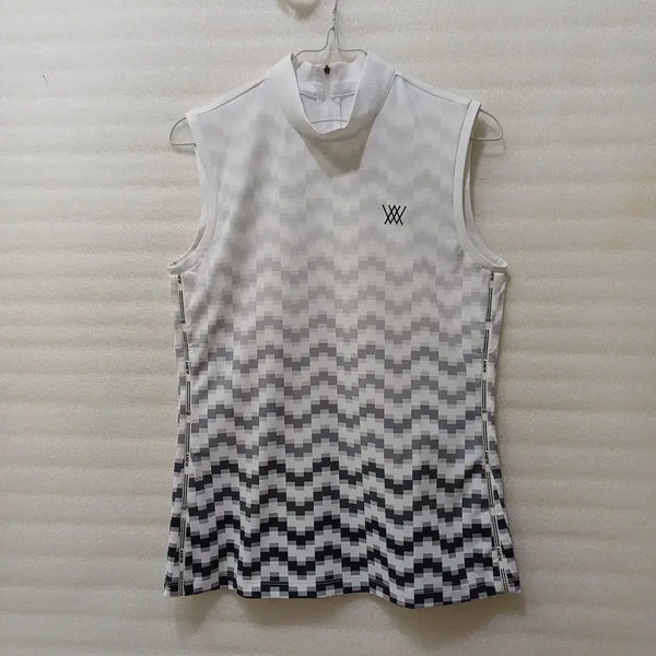 [BUNJANG] Anew Golf High-neck Sleeveless Top Women's M / 어뉴 매장판 골프 하이넥 민소매 나시 티 여성 M 거의새것 사랑봉봉