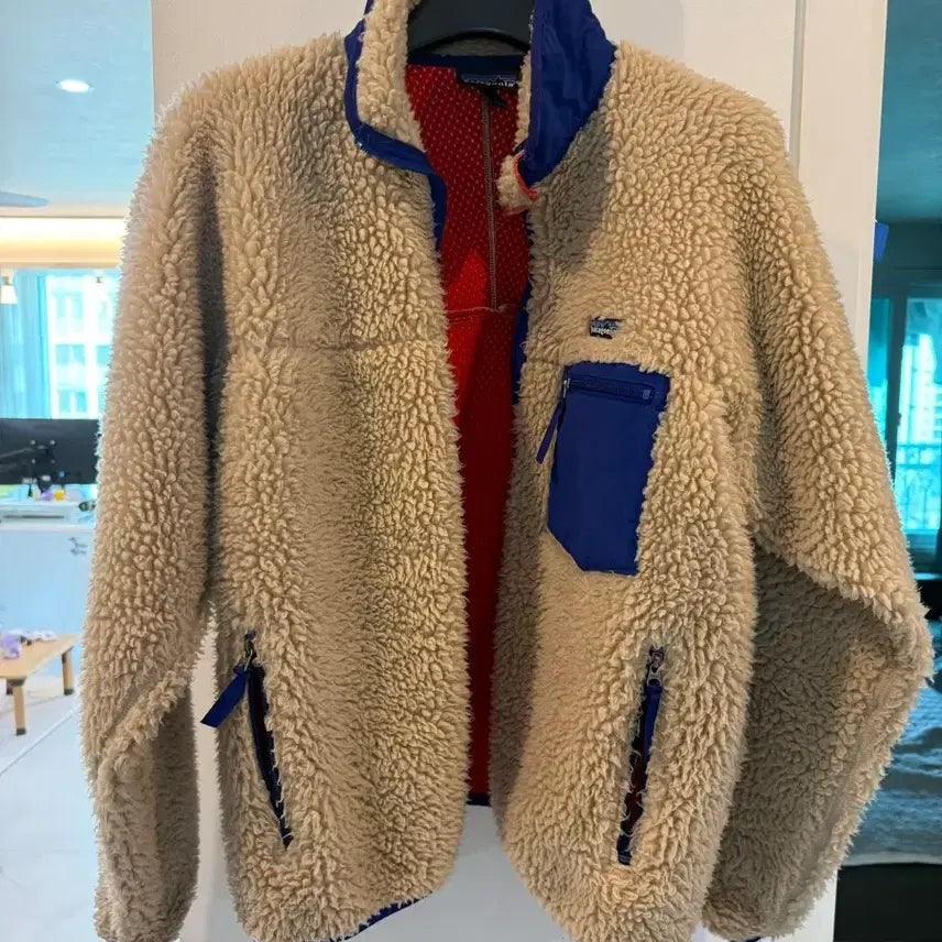 [BUNJANG] Patagonia Deep Pile Fleece Jacket Natural / [L] 파타고니아 딥파일 네추럴