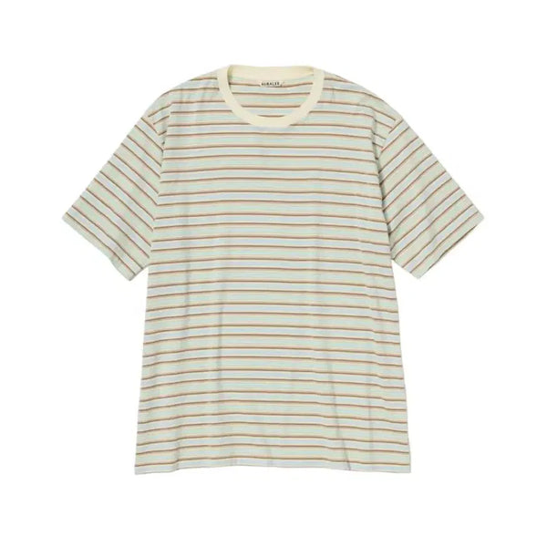 [BUNJANG] Auralee Gradient Stripe Jersey Tee (Fade Mint Stripe) Size 4 / 오라리 auralee 반팔티