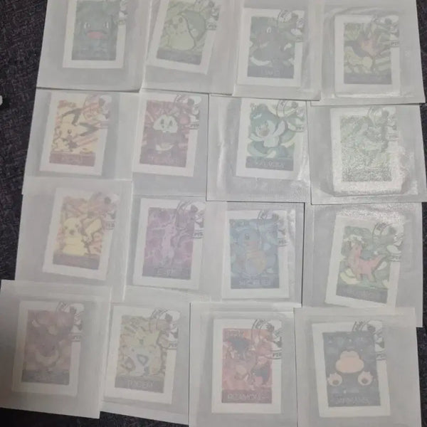 [BUNJANG] Meogeubon Pokemon Stamp Sticker Set / 머거본 포켓몬스터 우표씰스티커
