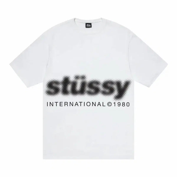 [BUNJANG] Stussy Blur T-Shirt White XL / 스투시 블러 티셔츠 화이트 XL