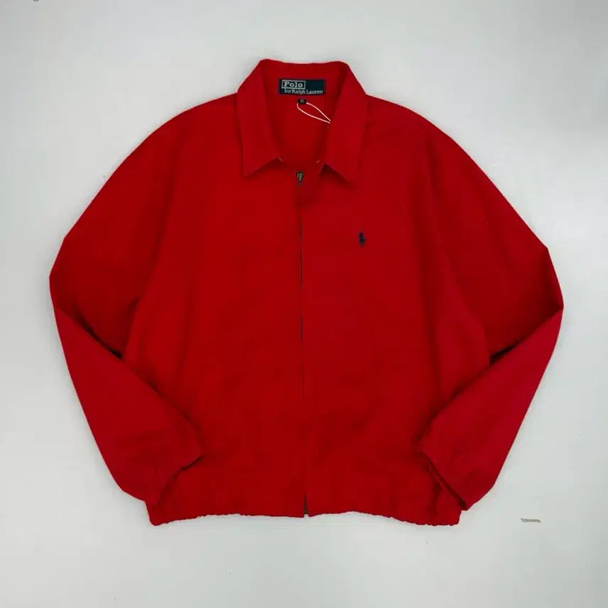 [BUNJANG] Polo Ralph Lauren 95's Oversized Deep Red Swing Jacket / 폴로 랄프로렌 95s 오버사이즈 딥레드 바이 스윙 자켓
