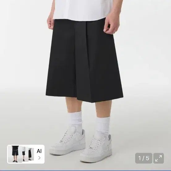 [BUNJANG] Musinsa Standard Long Bermuda Pants Black Size 32 / 무신사 스탠다드 롱버뮤다 팬츠 블랙