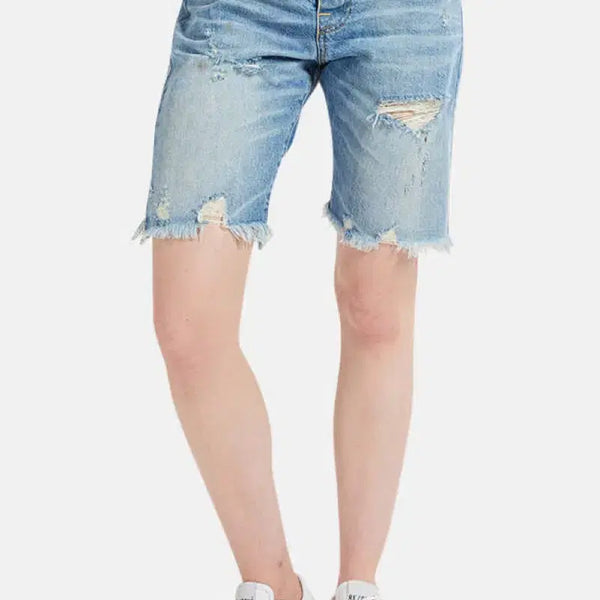 [BUNJANG] Light Wash Distressed Denim Shorts XS / R13 연청 데미지 반바지 XS