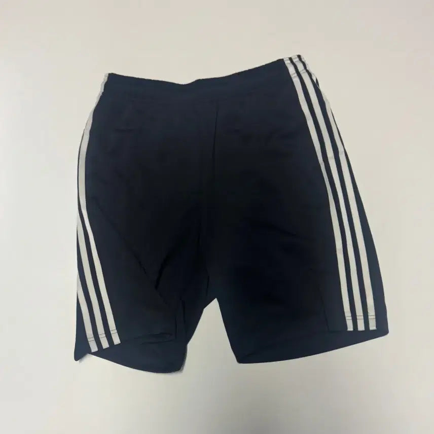 [BUNJANG] Adidas Back Logo Training Track Banding Shorts L Black / 아디다스 백 로고 트레이닝 삼선 트랙 밴딩 반바지 L 블랙