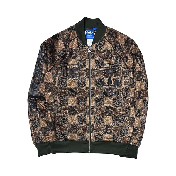[BUNJANG] Adidas Checkered Multi-Camo Track Top Jersey Size 110 / 아디다스 체커트 멀티카모 트랙탑 져지