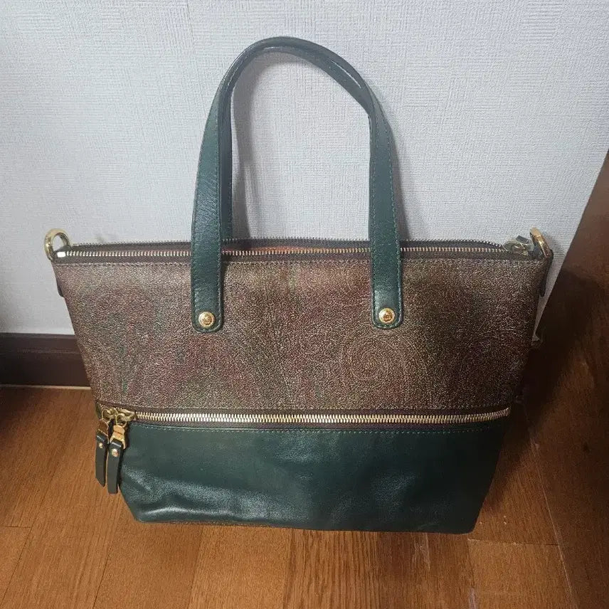 [BUNJANG] Etro Paisley Leather Tote Bag / 에트로토트백
