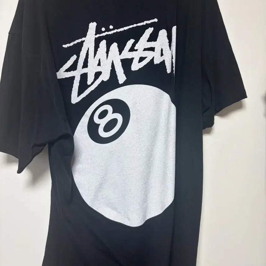 [BUNJANG] Stussy 8 Ball T-Shirt Black / 스투시 8볼 반팔티 블랙