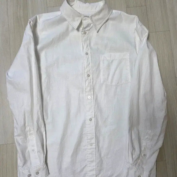 [BUNJANG] Mergo Linen White Shirt / 메르고 린넨 화이트셔츠