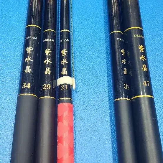 [BUNJANG] Gangwon Industries Amethyst Dream/Heukseon Special Fishing Rods (Set of 3) / 민물낚시대 (자수정 드림,흑선, 스페셜)
