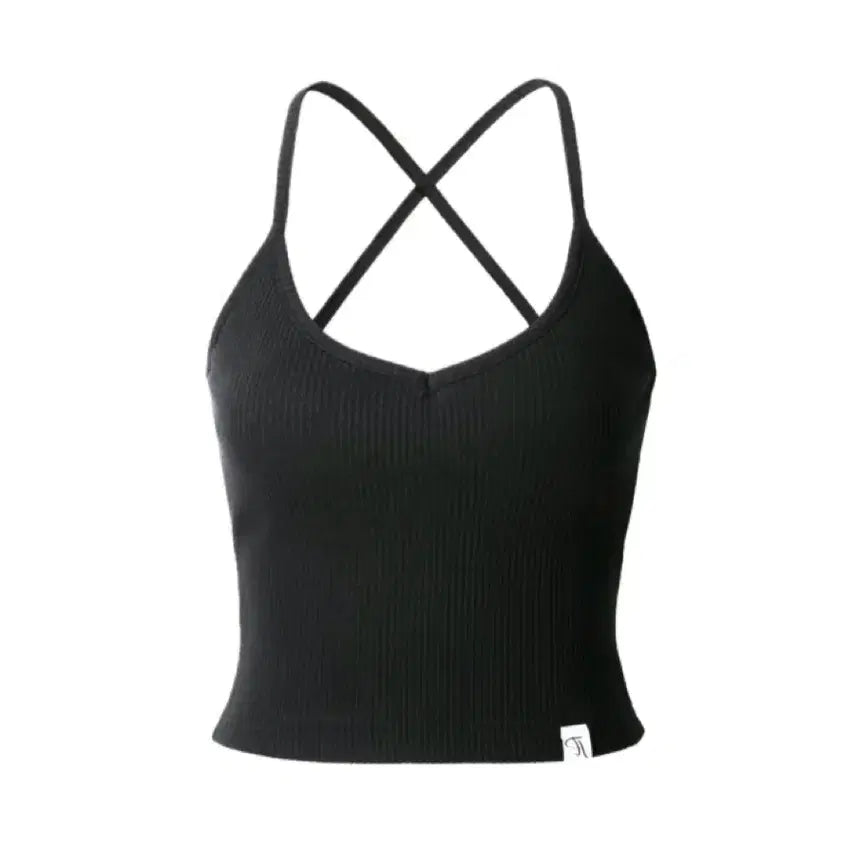 [BUNJANG] 3times Misty Top Black / 쓰리타임즈 미스티 탑 블랙