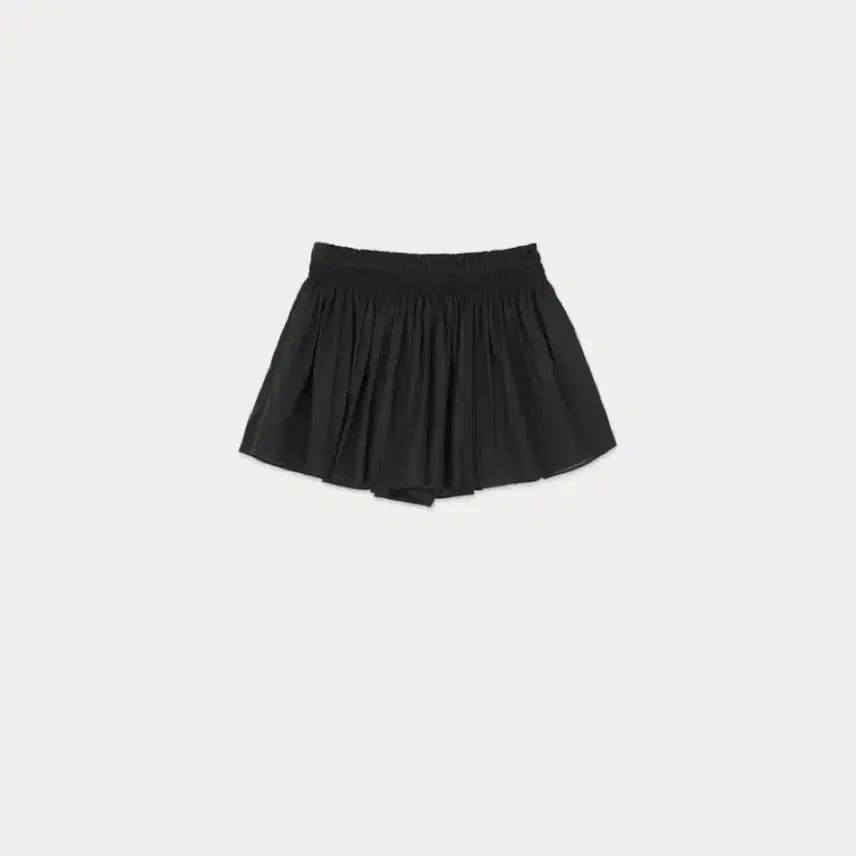[BUNJANG] ONT Print Skirt Pants Long Black / 온트 프림 스커트 팬츠 블랙 롱