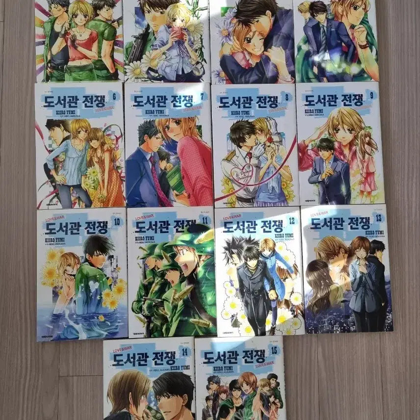 [BUNJANG] Library Wars Manga Set (Volumes 2-15 & Side Story 1-3) / 도서관 전쟁 만화책 판매합니다