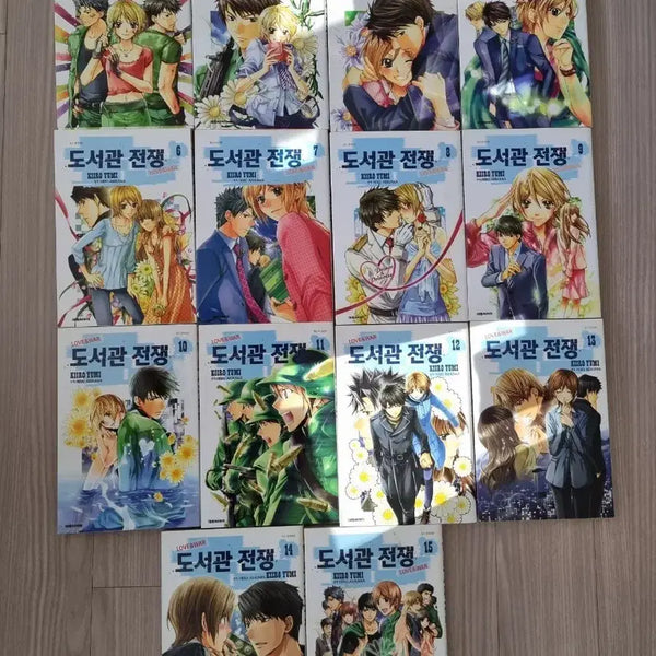 [BUNJANG] Library Wars Manga Set (Volumes 2-15 & Side Story 1-3) / 도서관 전쟁 만화책 판매합니다