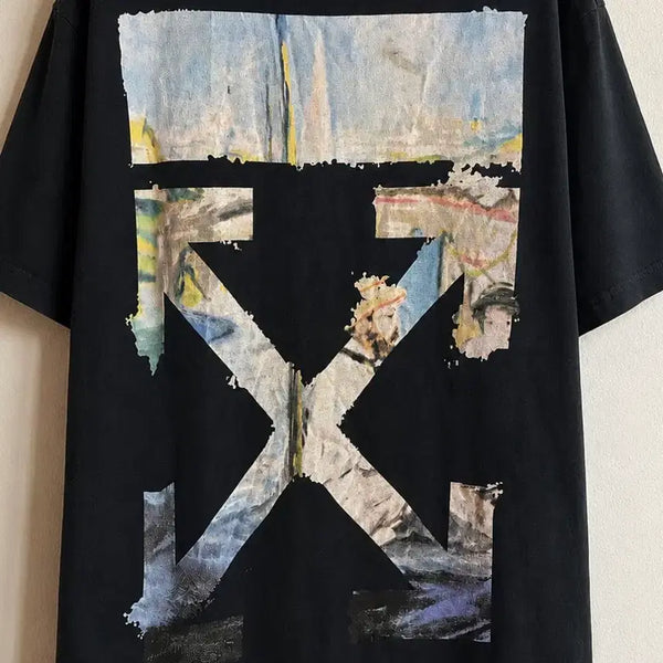 [BUNJANG] Off-White Short Sleeve T-Shirt (L) / [L] 오프화이트 반팔티