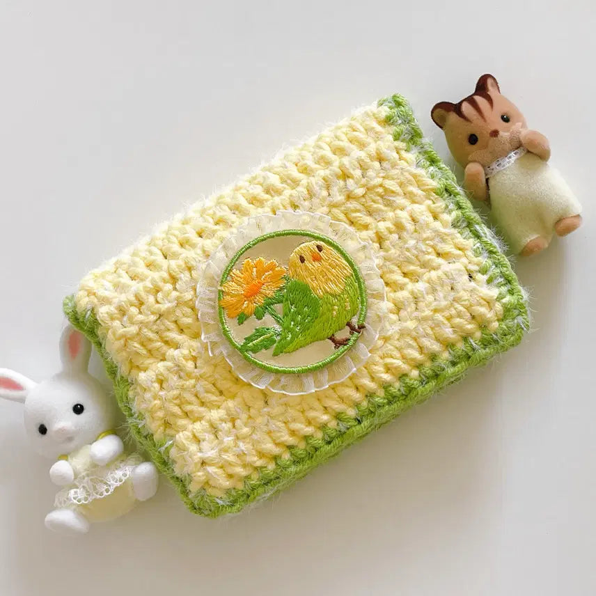 [BUNJANG] Handmade Knitted Chick Cardholder / 햇병아리 카드지갑 - 뜨개 핸드메이드 수제 지갑-