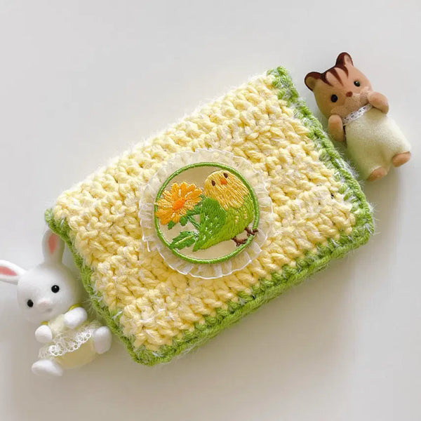 [BUNJANG] Handmade Knitted Chick Cardholder / 햇병아리 카드지갑 - 뜨개 핸드메이드 수제 지갑-