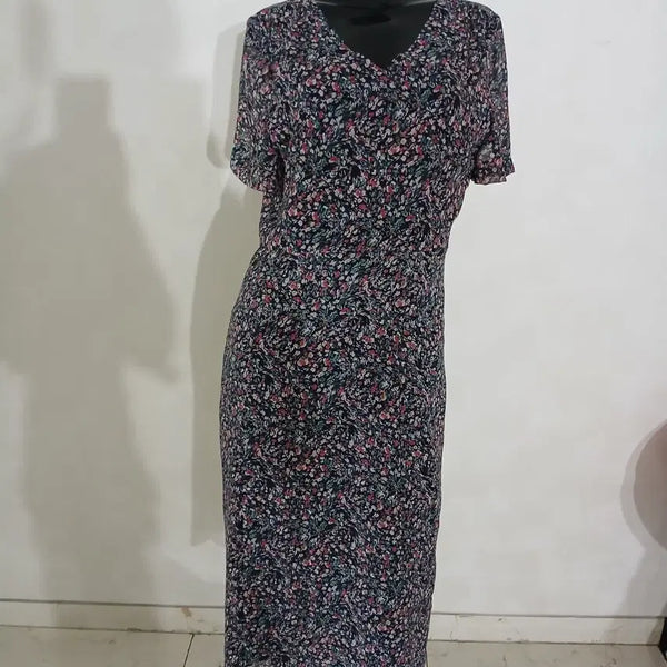 [BUNJANG] Mango Many Please Printed Long Dress / 망고매니플리즈 프린트 롱 원피스