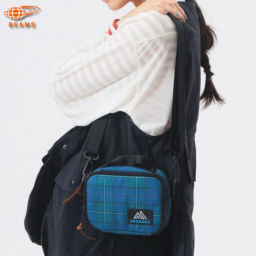 [BUNJANG] BEAMS BOY x Gregory Vintage Mini Mission Pack Check Shoulder Bag / 빔즈 보이 별주 그레고리 빈티지 미니 미션팩 체크 숄더백