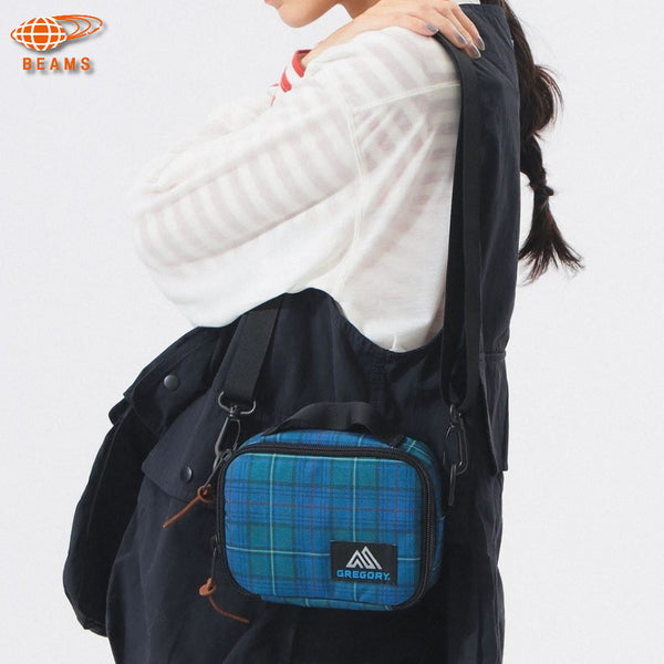 [BUNJANG] BEAMS BOY x Gregory Vintage Mini Mission Pack Check Shoulder Bag / 빔즈 보이 별주 그레고리 빈티지 미니 미션팩 체크 숄더백