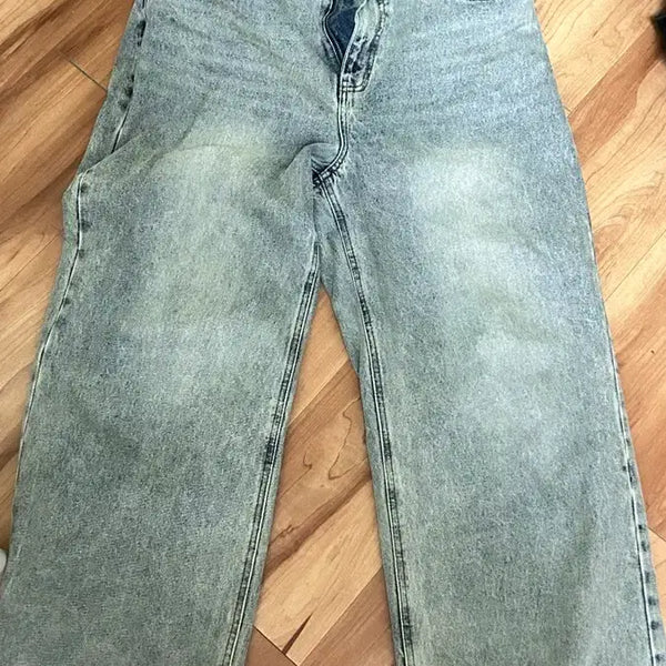[BUNJANG] Noir Wide Denim Pants / 노이어 와이드 데님