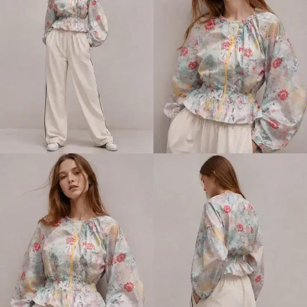 [BUNJANG] Stella McCartney Round Flower Windbreaker / 스텔라맥카트니 라운드 바람막이