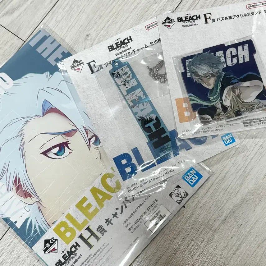 [BUNJANG] Bleach Ichibansho Toshiro Hitsugaya Acrylic Stand & Board Set / 블리치 쿠지 제일복권 토시로 아크릴 ,보드  하위상 세트
