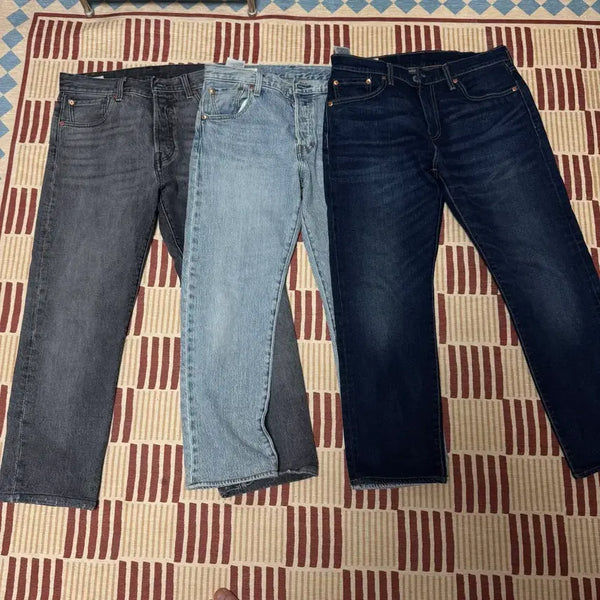[BUNJANG] Levi's 501 & 502 Jeans Bundle Set (3 Pairs) / 리바이스501(2개)502(1개) 일괄판매(총3개)프리미엄라인