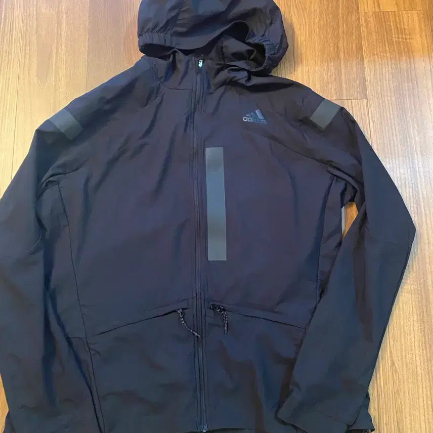 [BUNJANG] Adidas Black Windbreaker Jacket / 아디다스 바람막이 자켓 블랙