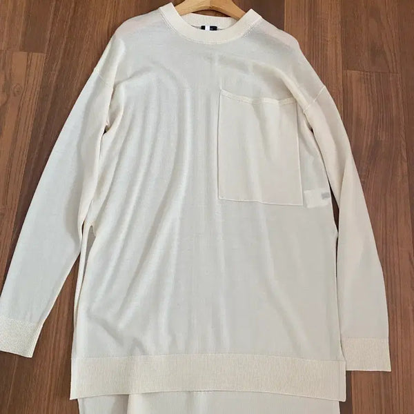 [BUNJANG] Joseph Crewneck Knit Sweater - Ivory / 조셉  크루넥 니트 스웨터 아이보리