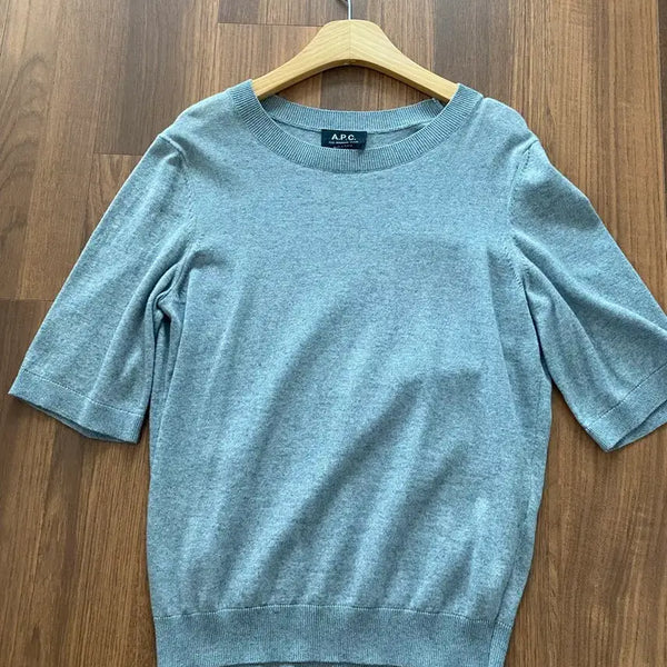 [BUNJANG] A.P.C. Knit Cotton Cashmere Blend Sweater - Grey / A.P.C. 니트 그레이