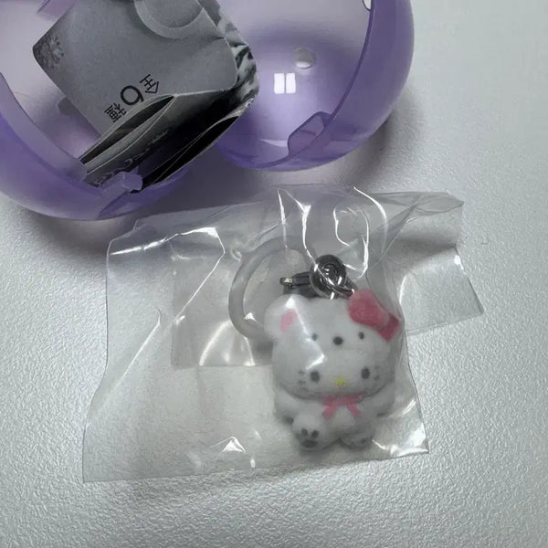 [BUNJANG] Sanrio Fuwa Fuwa Snow Indicator Kitty Charm / 산리오 후와후와 스노우 메지루시 키티 새상품 팝니다