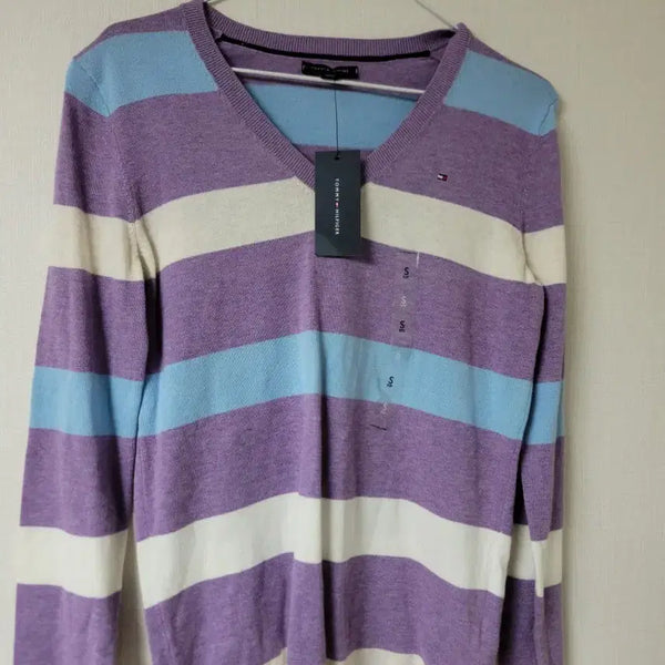 [BUNJANG] Tommy Hilfiger Striped Knit Sweater Size S / 새상품)타미힐피거 스트라이프 니트 S