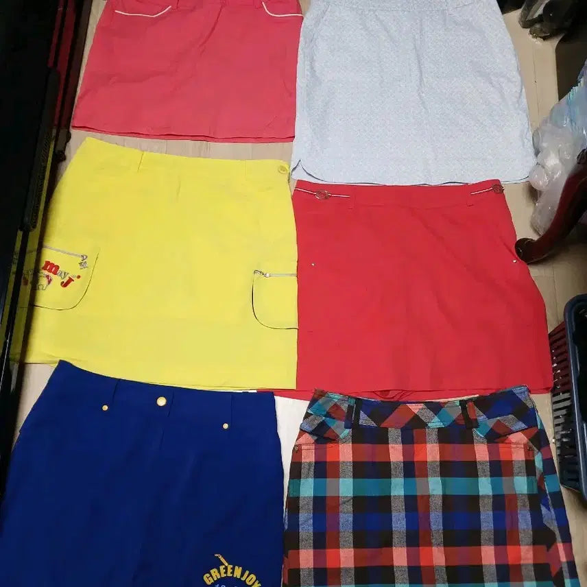 [BUNJANG] Ping, Callaway, Louis Castel Golf Skirt Bundle Set / 핑,캘러웨이,루이까스텔 골프 치마 6종 일괄판매