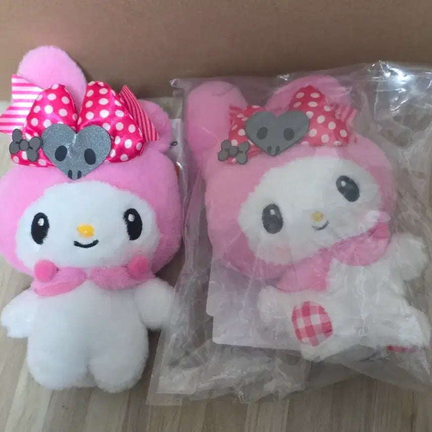 [BUNJANG] Sanrio 50th Anniversary Pink Black Party My Melody Keychain Pouch / 산리오 50주년 핑크블랙파티 마이멜로디 키홀더 키링, 파우치키링