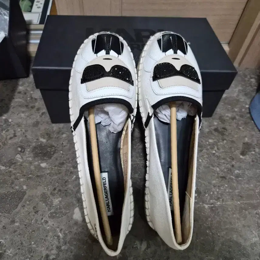 [BUNJANG] Karl Lagerfeld Iconic Slip-On Espadrilles / 칼 라거펠트 슈즈