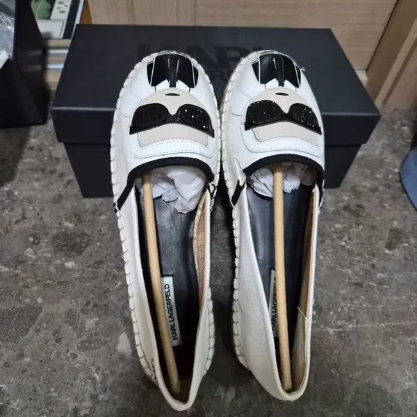 [BUNJANG] Karl Lagerfeld Iconic Slip-On Espadrilles / 칼 라거펠트 슈즈